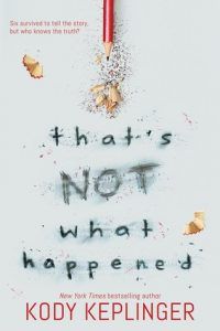 that's not what happened by kody keplinger book cover
