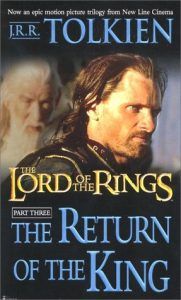 the return of the king by jrr tolkien cover