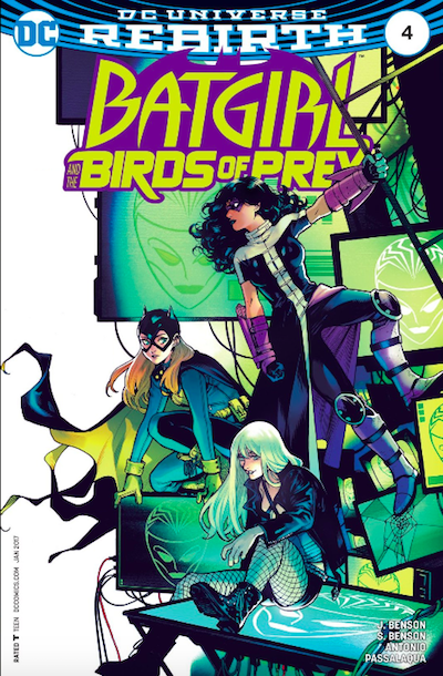 Batgirl and the birds of prey book cover