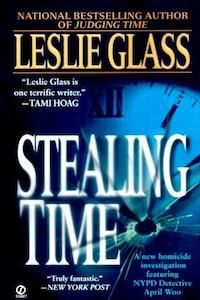 Stealing Time by Leslie Glass book cover