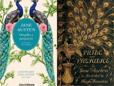 Alianza Editorial Edition and Peacock Edition, Revived from Pride and Prejudice Cover Roundup | bookriot.com