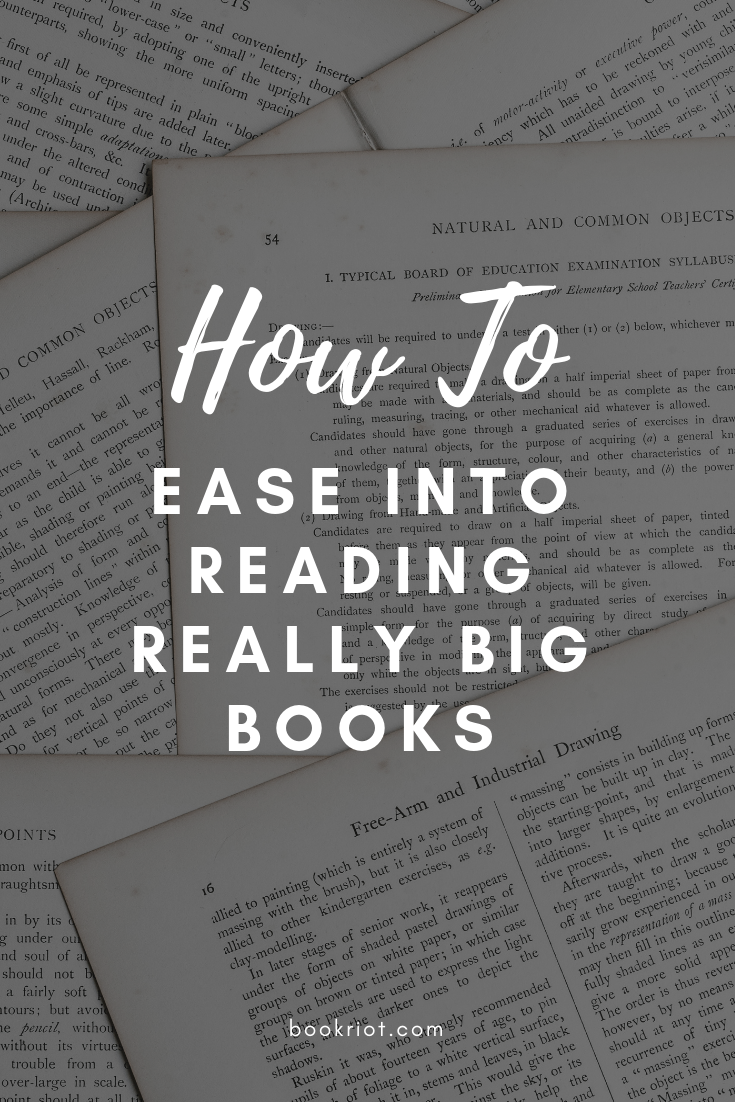 Want to read a giant book but are intimidated? Here's a handy guide to reading big books without feeling overwhelmed. how to | reading hacks | reading tips | reading big books
