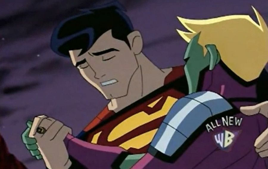 Superman and Brainiac 5 Legion of Super-Heroes