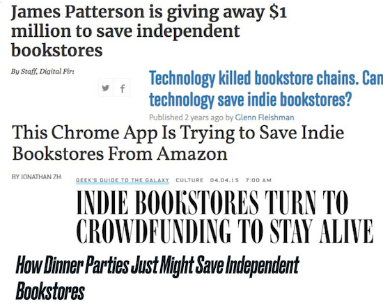 save indie bookstores