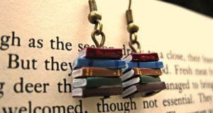 bookish etsy earrings feature