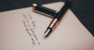 pen letter writing feature