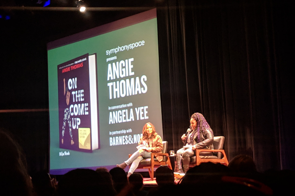 Angie Thomas talks about On the Come Up at Symphony Space