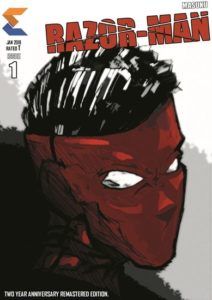 Razor Man Comic Book Cover
