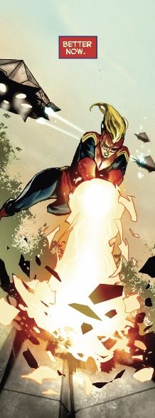 Captain Marvel energy blast powers