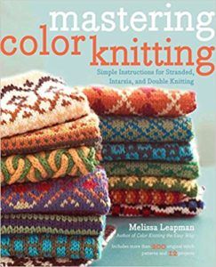 color knitting book cover