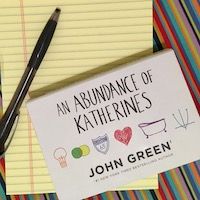 An Abundance of Katherines by John Green Dwarsligger