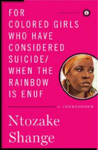 for colored girls ntozake shange book cover