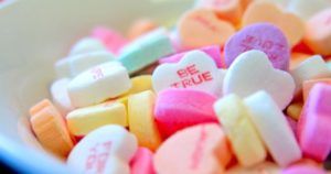 valentines galentines candy hearts feature