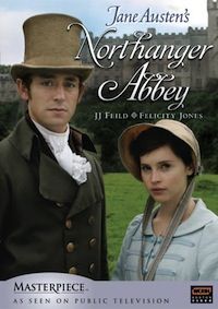 DVD cover of 2007 TV adaptation of Northanger Abbey