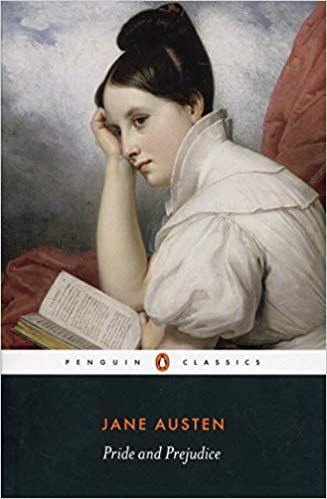 graphic of the cover of the Penguin Classics edition of Pride and Prejudice by Jane Austen