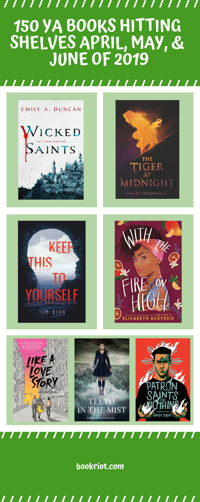 Spring 2019 YA book preview. Get to know the fiction and nonfiction hitting shelves between April and the end of June 2019. book lists | YA book lists | Upcoming YA books | young adult books | young adult fiction | young adult nonfiction | YA book preview | #YALit | great books to read | books to read spring 2019 | spring 2019 new books