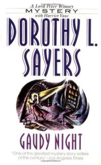 Gaudy Night by Dorothy L Sayers cover