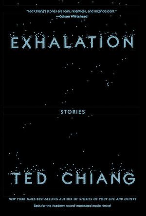 cover of short story collection Exhalation by Ted Chiang