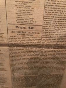 NYPL Whitman Newspaper Article by Walter Whitman