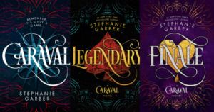 Caraval trilogy book covers