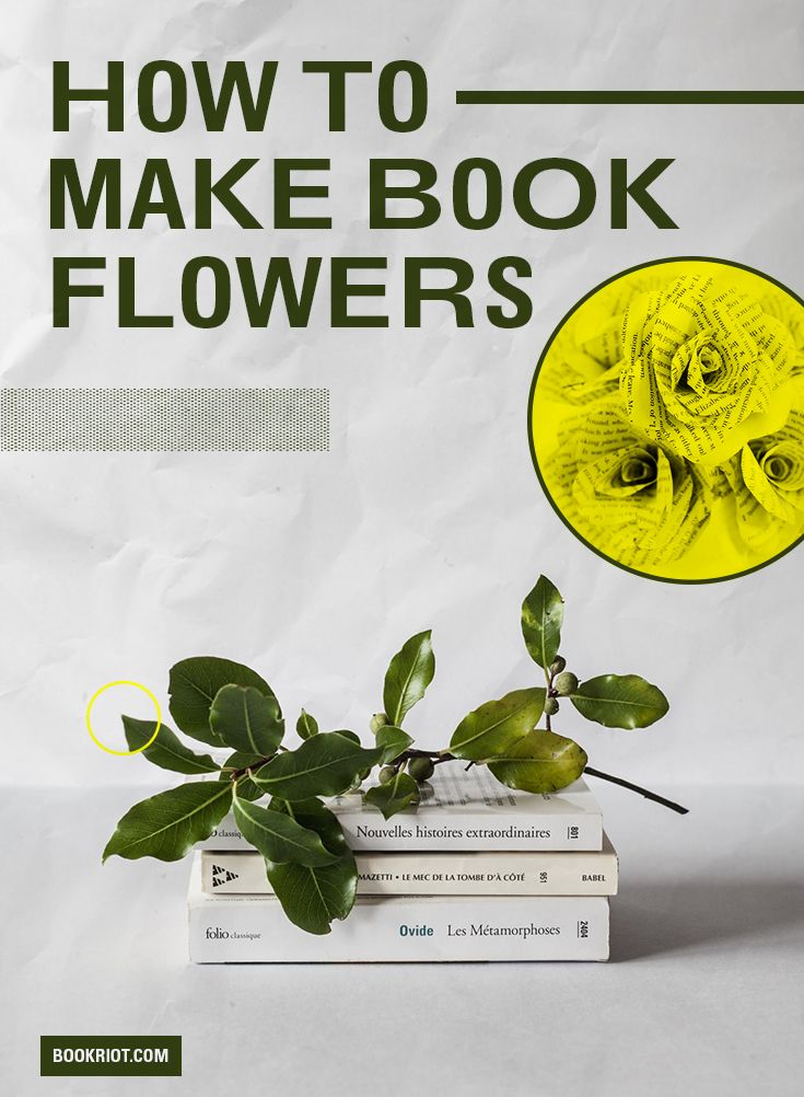 How to Make Book Flowers