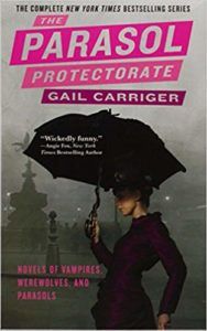 the parasol protectorate gail carriger book cover steampunk