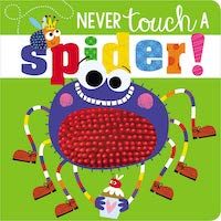 Image of the board book Never Touch a Spider