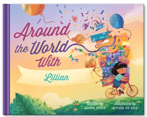 Around the World Personalized Kids Book