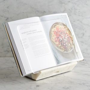 marble cookbook stand
