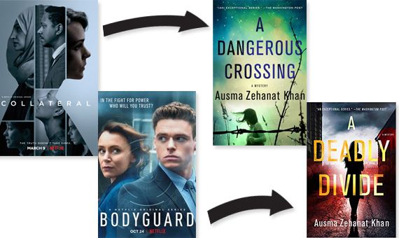 Collateral and Bodyguard posters A Dangerous Crossing A Deadly Divide cover image