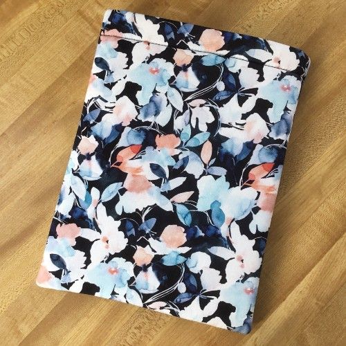 Floral Watercolor Booksleeve by theauntfarm from etsy