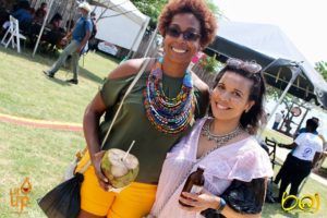 Kellie Magnus and Carole Bell at Calabash Literary Festival in Jamaica. Source: author. Source: author.