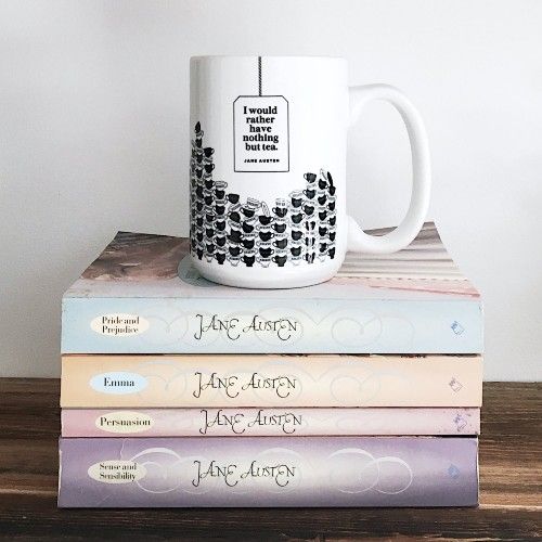jane austin mug by ObviousState from etsy