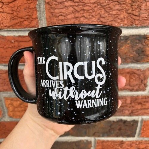 the night circus campfire mug by GillywickGoods from etsy