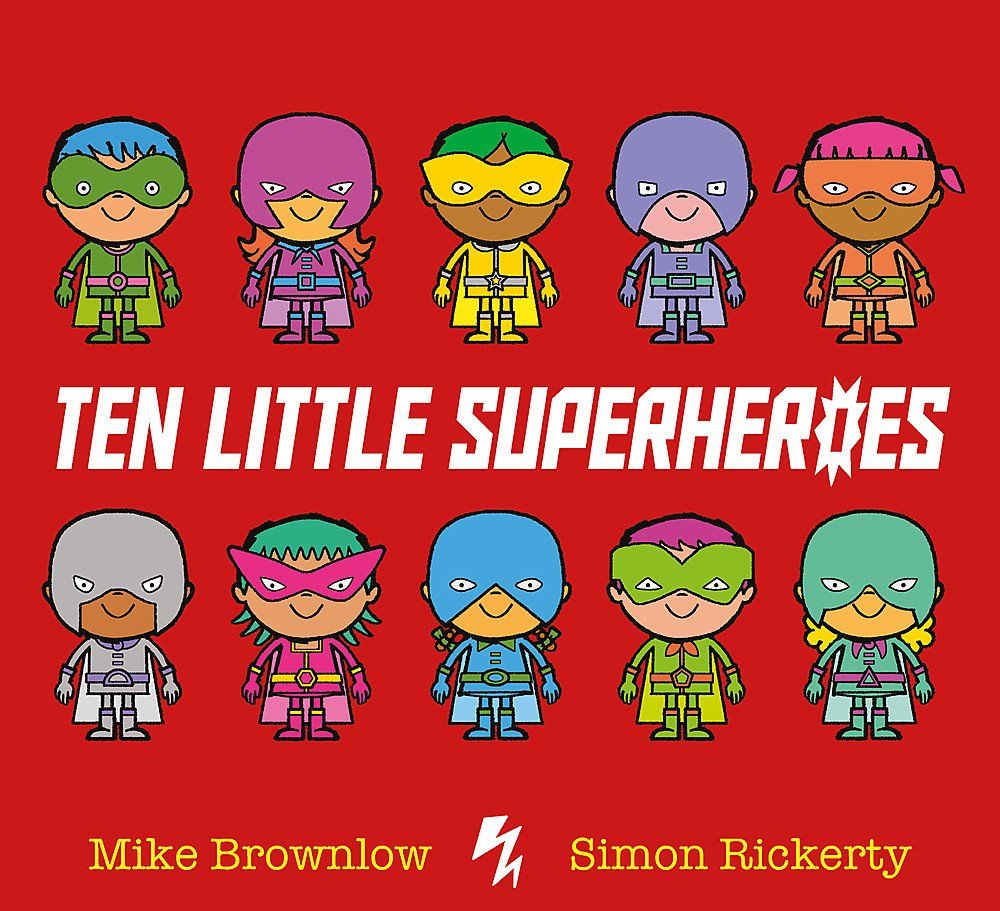 Ten Little Superheroes book cover