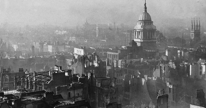 World War II London after the blitz