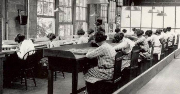 radium girls in factory
