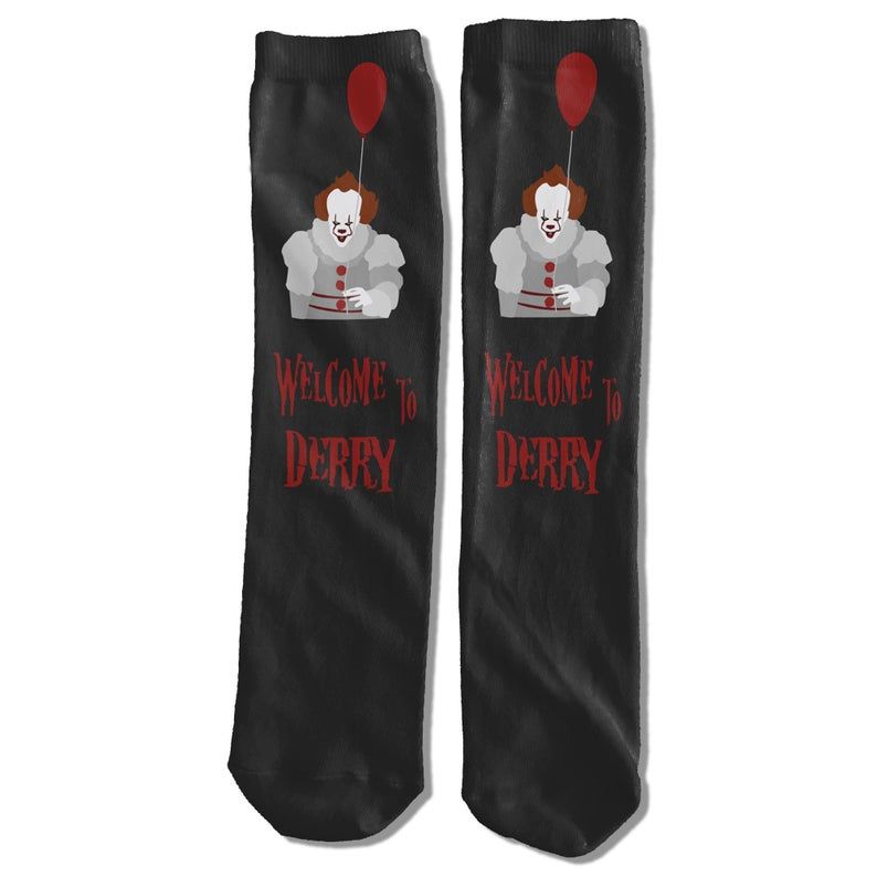 Pennywise It Stephen King Horror Socks