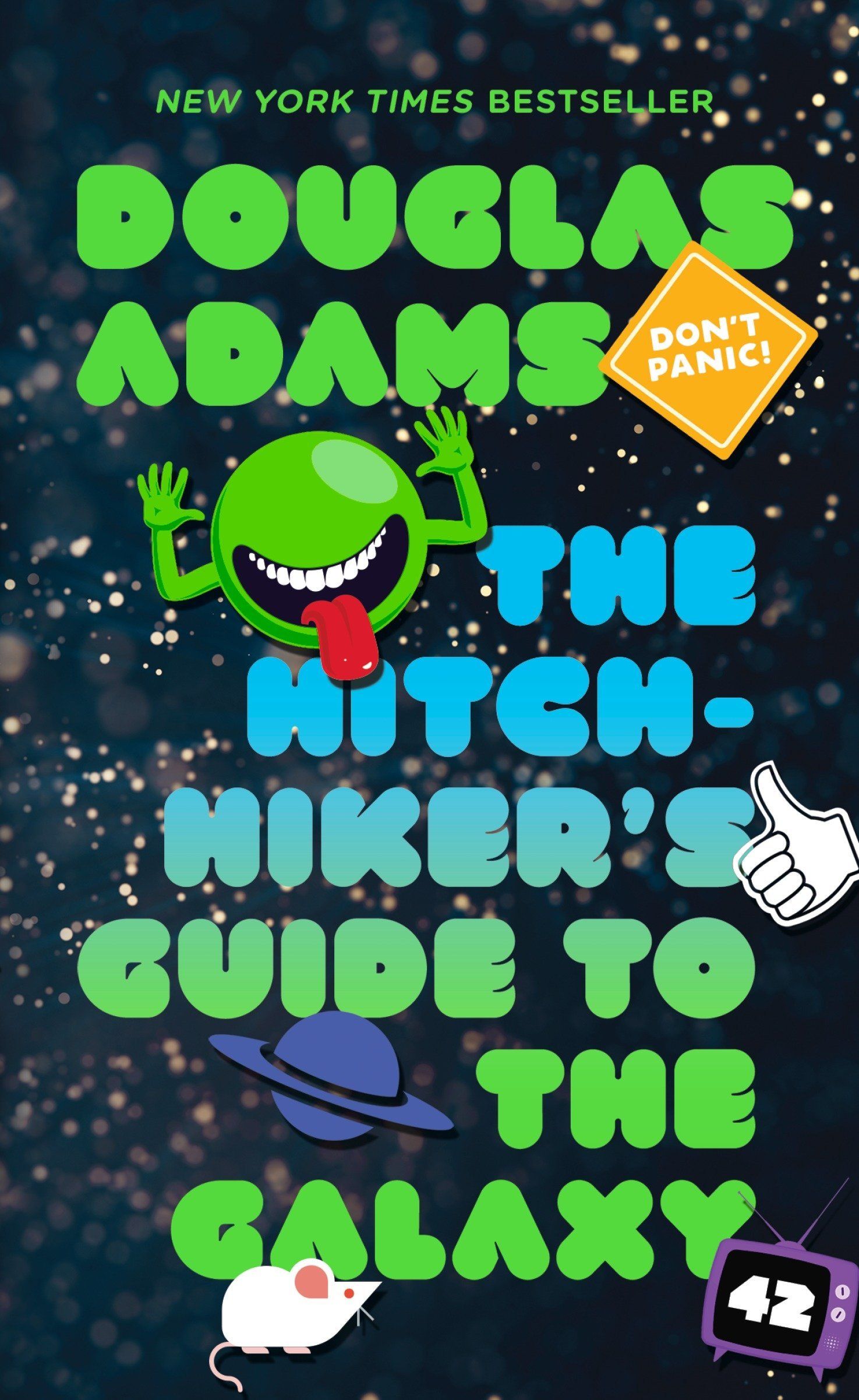 The Hitchhiker's Guide to the Galaxy Book Cover