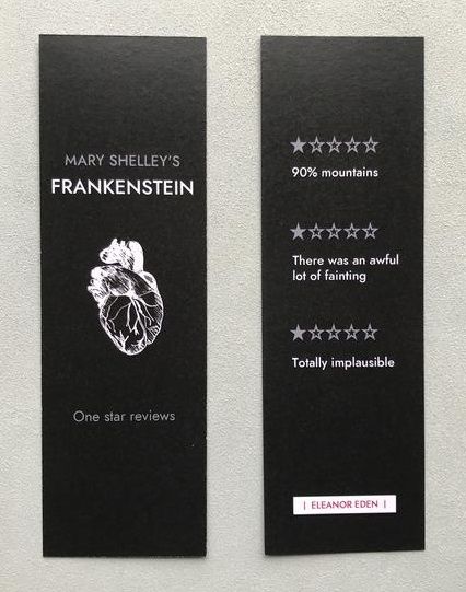 One Star Review Funny Bookmark