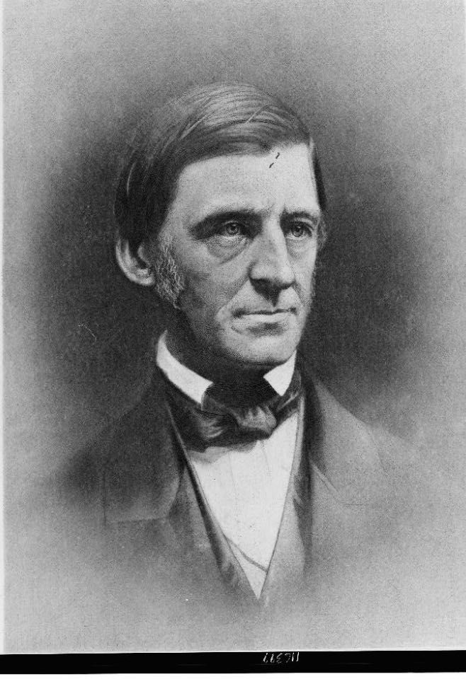Portrait of 19th century essayist Ralph Waldo Emerson from the Library of Congress.
https://www.loc.gov/item/96510824/