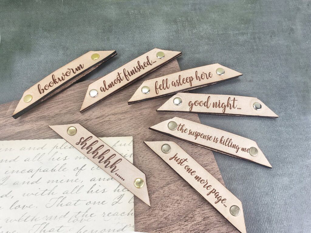 Series of Funny Leather Page Corner Bookmarks