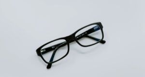 eyeglasses against a white background