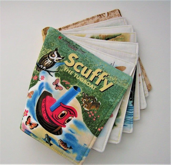 Scuffy the Tugboat fabric book