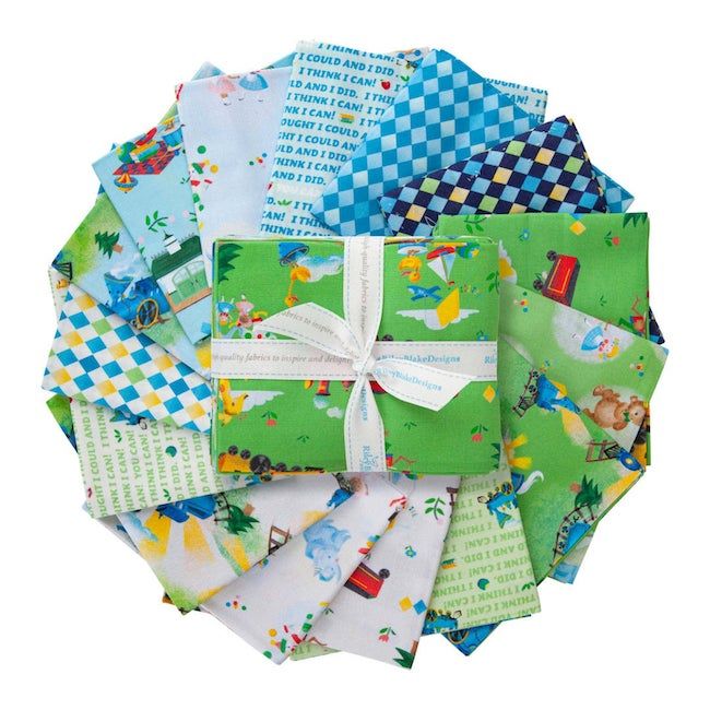 The Little Engine That Could quilt fabric