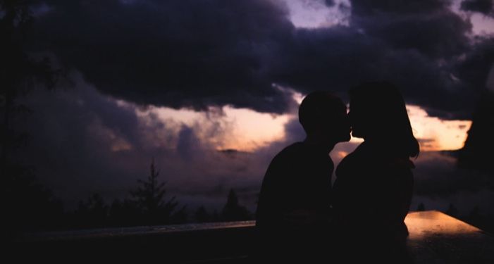 image of couple in silhouette kissing at sunset https://unsplash.com/photos/y_GZeVrdl-o