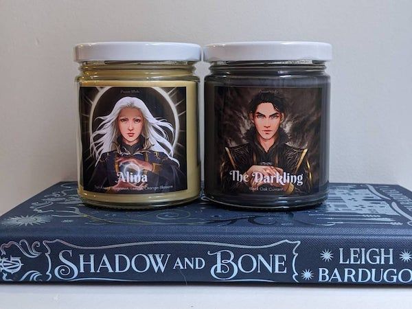 Shadow and Bone Darkling and Alina candles