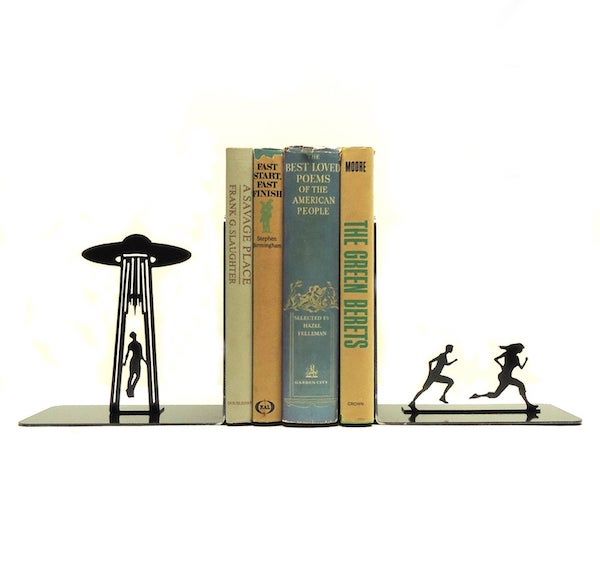 Image of ufo abduction bookends