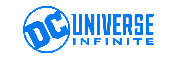 Blue DC Universe Infinite Logo https://www.dcuniverseinfinite.com/collections/free-to-read-row 
