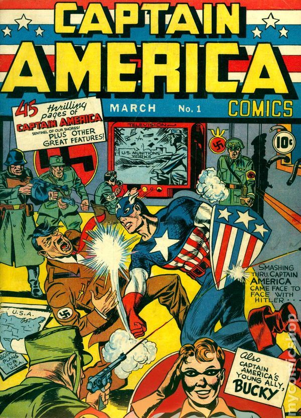 cover image of Captain America Comics #1